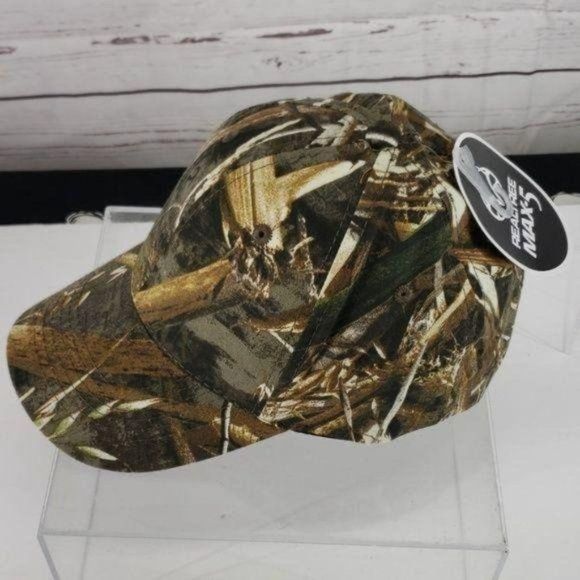 Realtree Max 5 camo baseball hat cap hook loop - Picture 3 of 5
